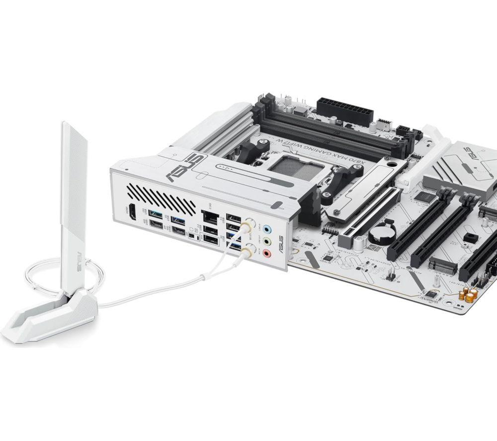 ASUS MAX GAMING WIFI7 W X870 AMD AM5 Motherboard image number 4 of 5
