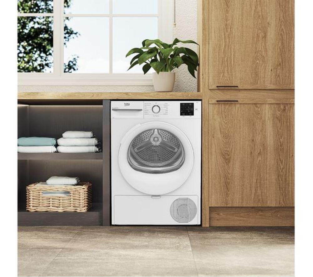 BEKO Pro BM3T3822NW 8 kg Heat Pump Tumble Dryer - White image number 4 of 6
