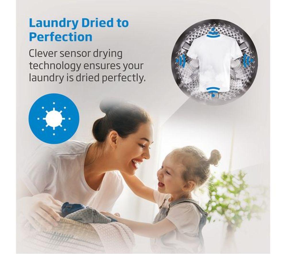 BEKO Pro BM3T3822NW 8 kg Heat Pump Tumble Dryer - White image number 6 of 6