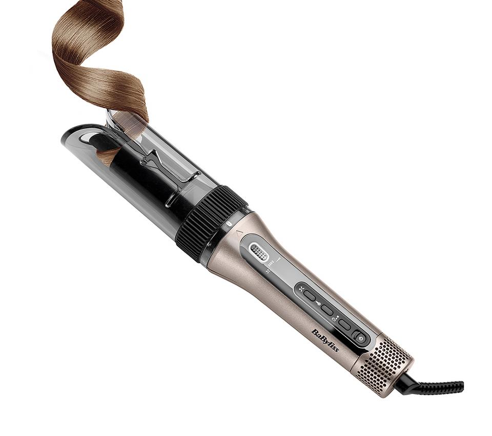 BABYLISS Style Secret Air Automatic Rotating Curler & Waver - Silver & Black