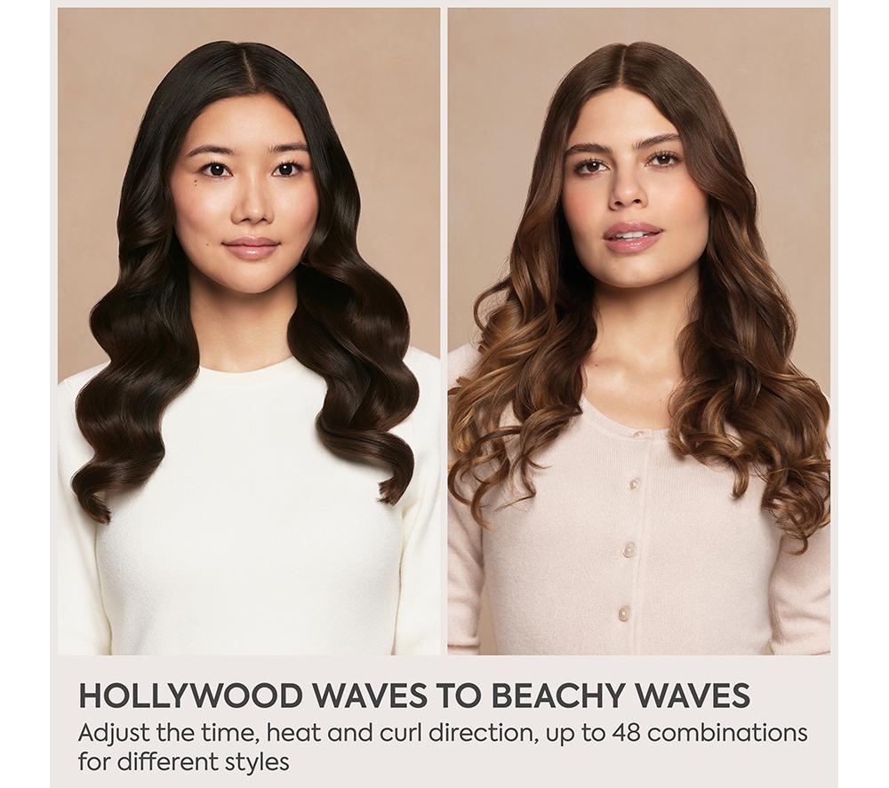 BABYLISS  Style Secret Air Automatic Rotating Curler & Waver - Silver & Black image number 2 of 14