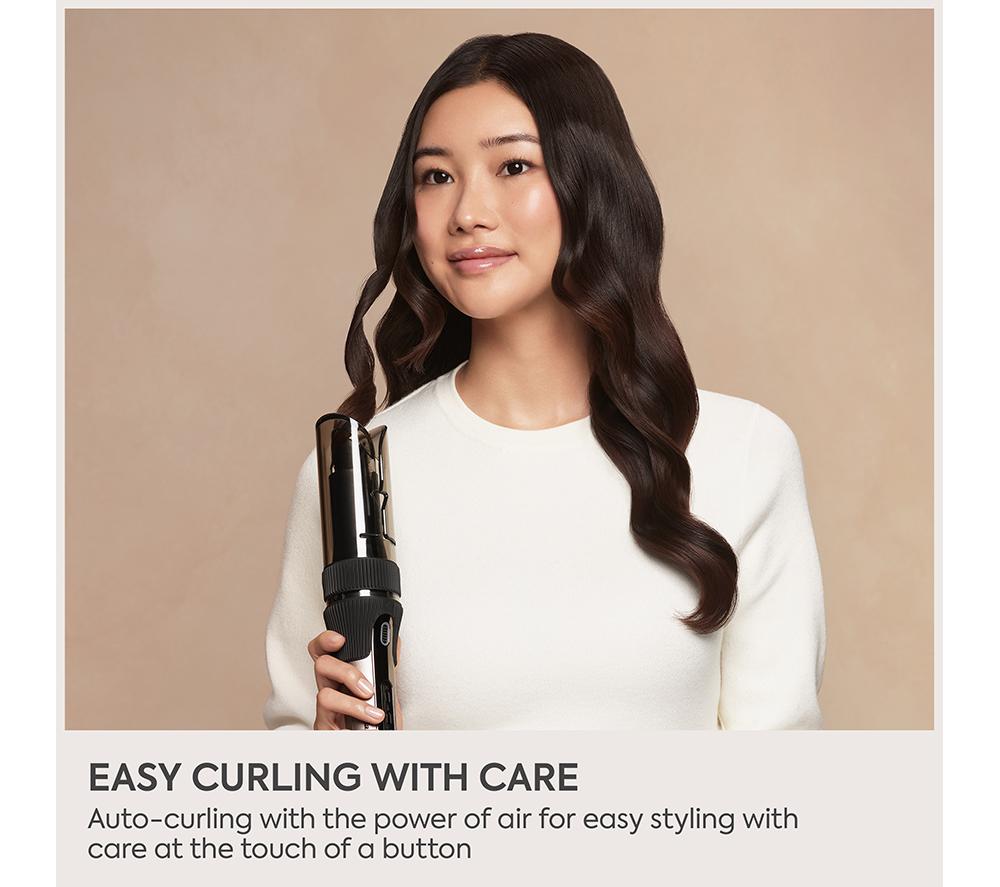 BABYLISS  Style Secret Air Automatic Rotating Curler & Waver - Silver & Black image number 3 of 14