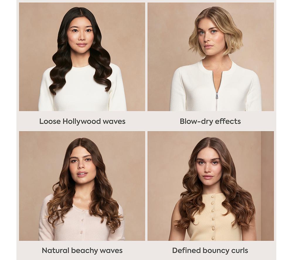 BABYLISS  Style Secret Air Automatic Rotating Curler & Waver - Silver & Black image number 6 of 14