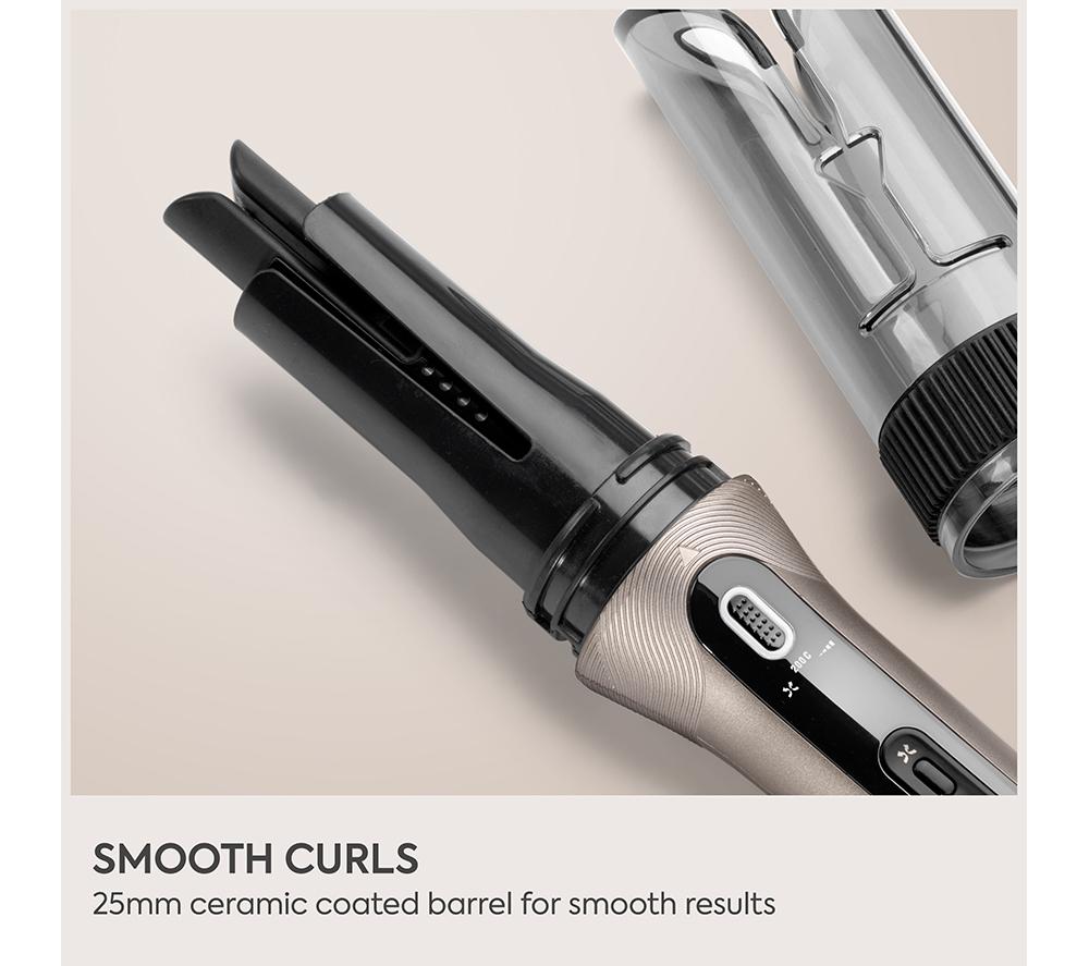 BABYLISS  Style Secret Air Automatic Rotating Curler & Waver - Silver & Black image number 12 of 14