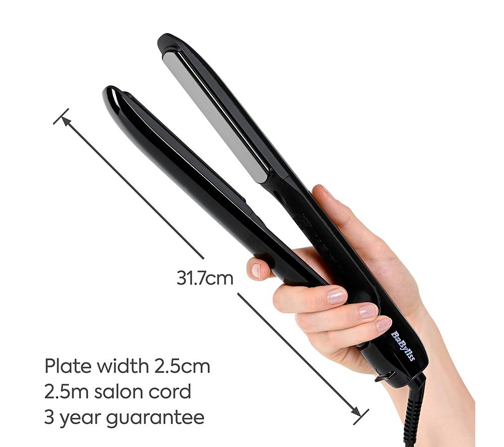 BABYLISS Sensor Protect Styler ST490U Intelligent Hair Straightener - Black image number 11 of 12
