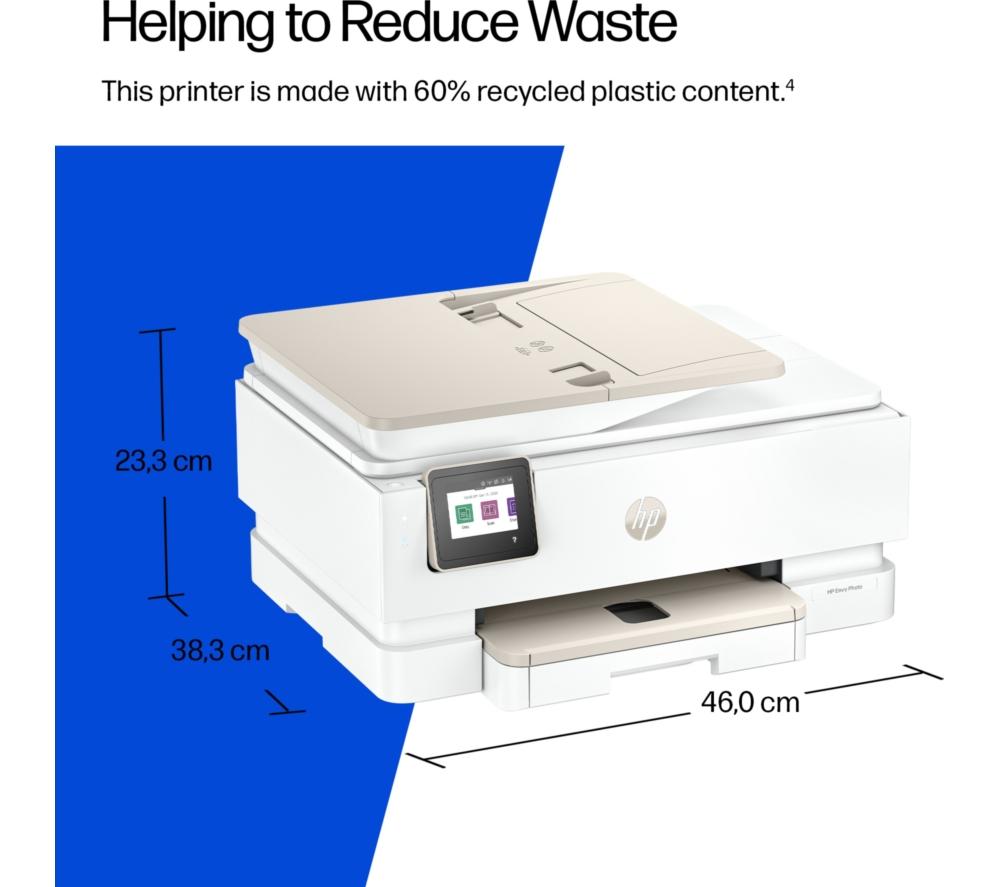 HP  Envy Photo 7934 All-in-One Wireless Inkjet Printer & 6 Months Free Instant Ink image number 10 of 21