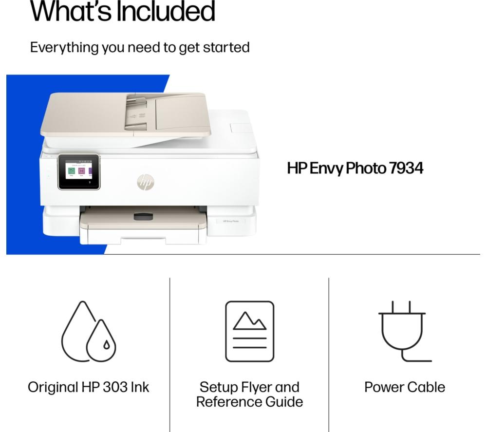 HP  Envy Photo 7934 All-in-One Wireless Inkjet Printer & 6 Months Free Instant Ink image number 13 of 21