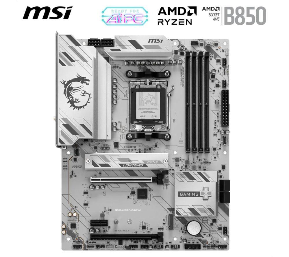 MSI B850 GAMING PLUS WIFI 6E AM5 Motherboard image number 3 of 8