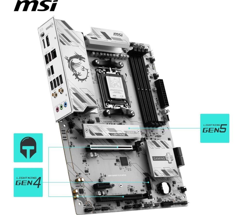 MSI B850 GAMING PLUS WIFI 6E AM5 Motherboard image number 4 of 8