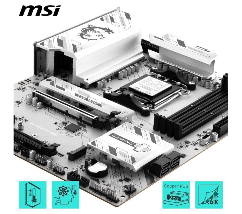 MSI B850 GAMING PLUS WIFI 6E AM5 Motherboard image number 5 of 8
