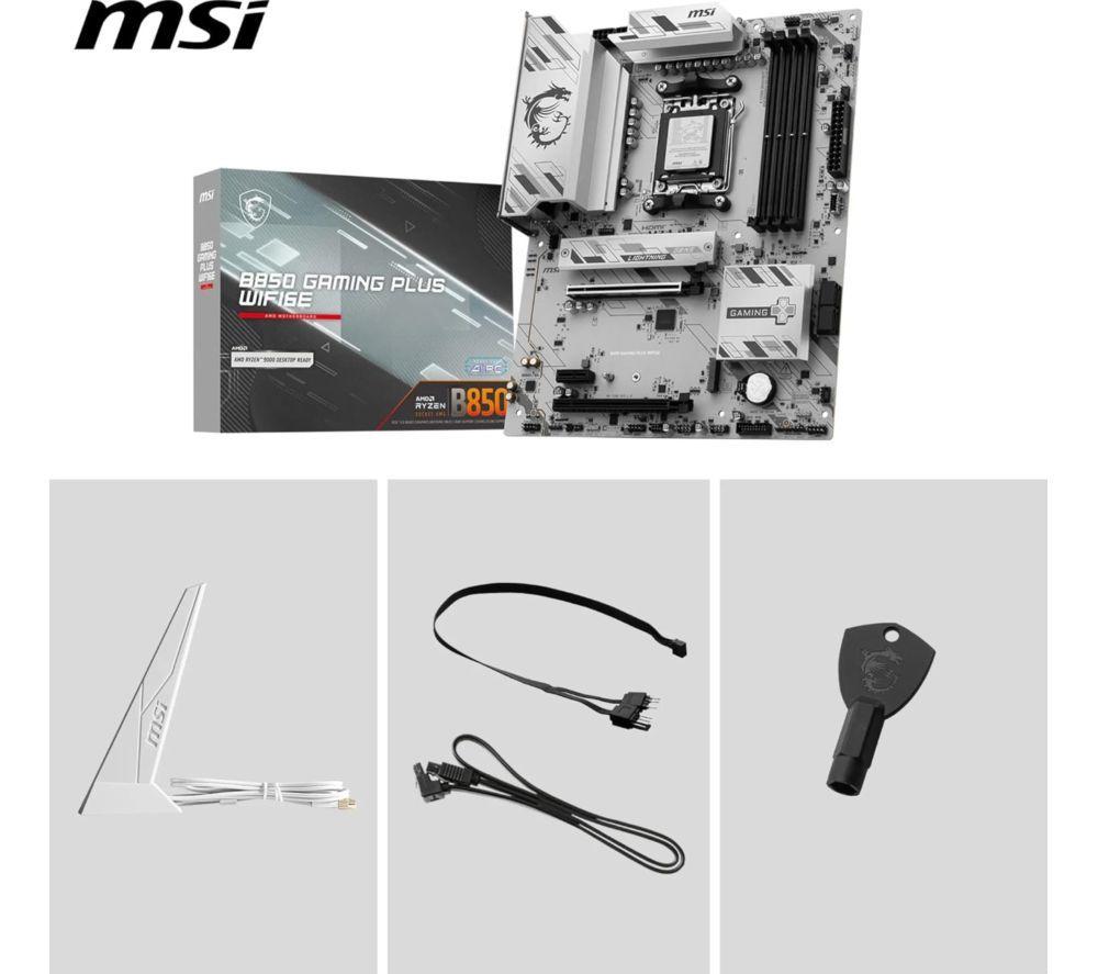 MSI B850 GAMING PLUS WIFI 6E AM5 Motherboard image number 6 of 8