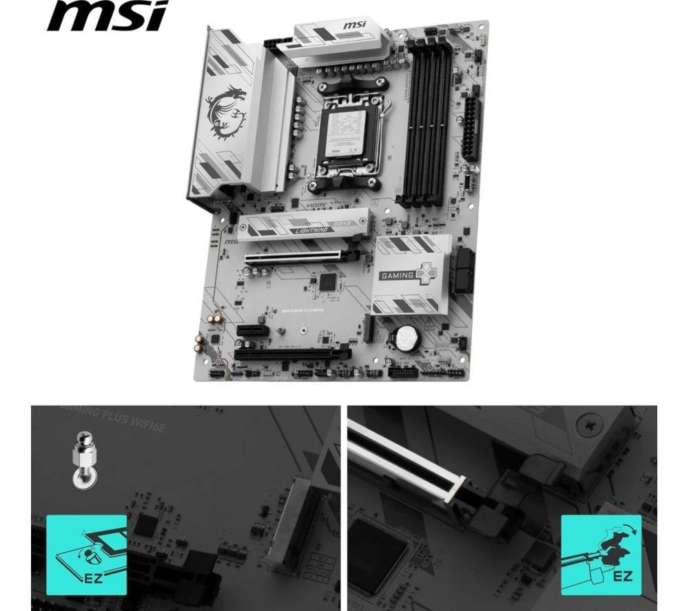 MSI B850 GAMING PLUS WIFI 6E AM5 Motherboard image number 8 of 8