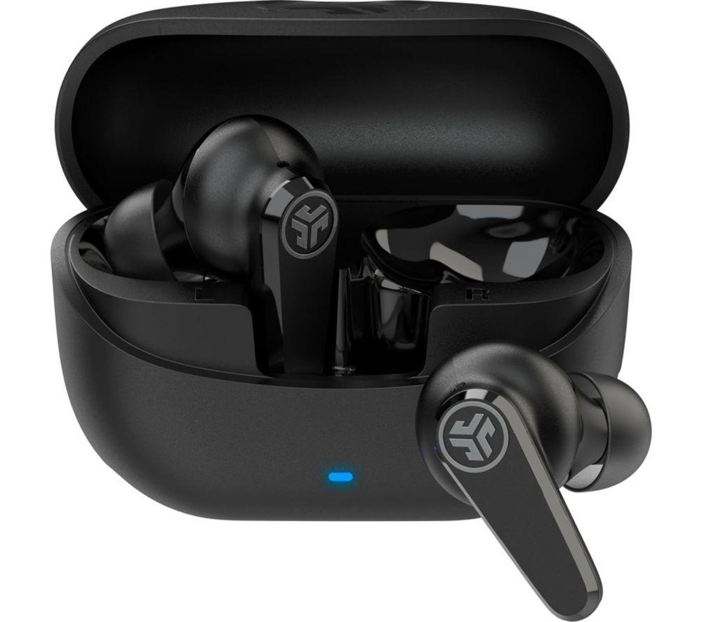 JLAB Go Pods ANC Wireless Bluetooth Noise-Cancelling Earbuds - Black image number 2 of 2