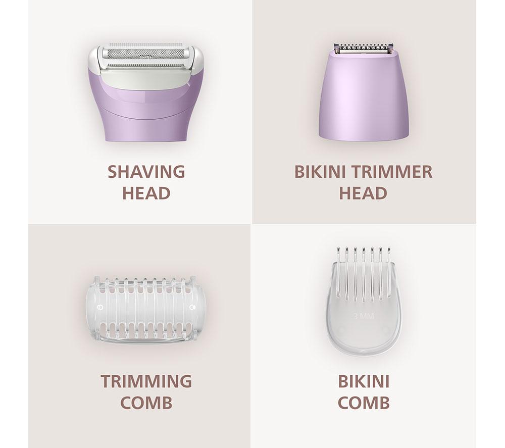 PHILIPS 6000 Series BRL138/00 Wet & Dry Foil Lady Shaver - Purple image number 7 of 8