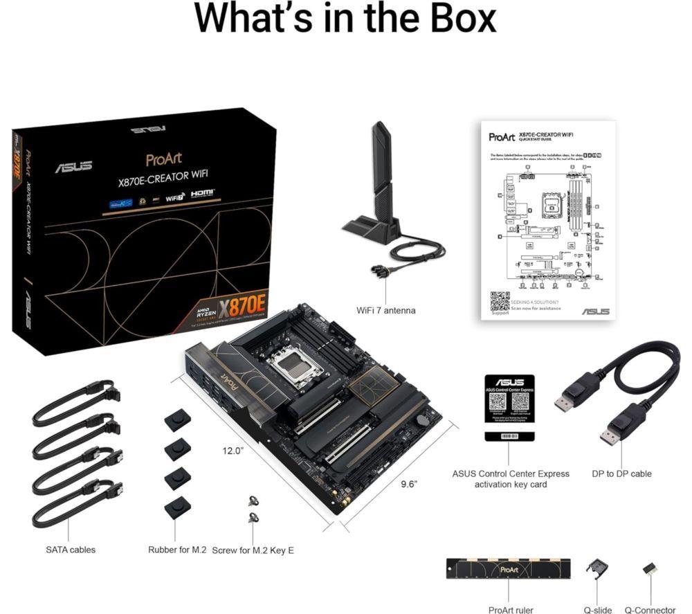 Buy ASUS ProArt X870E-Creator WIFI AM5 Motherboard | Currys