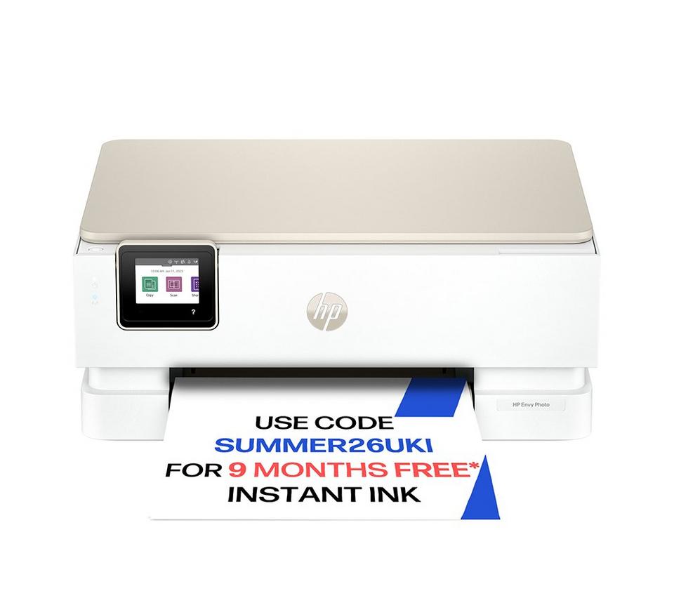 HP Envy Photo 7234 All-in-One Wireless Inkjet Printer & 6 Months Free Instant Ink