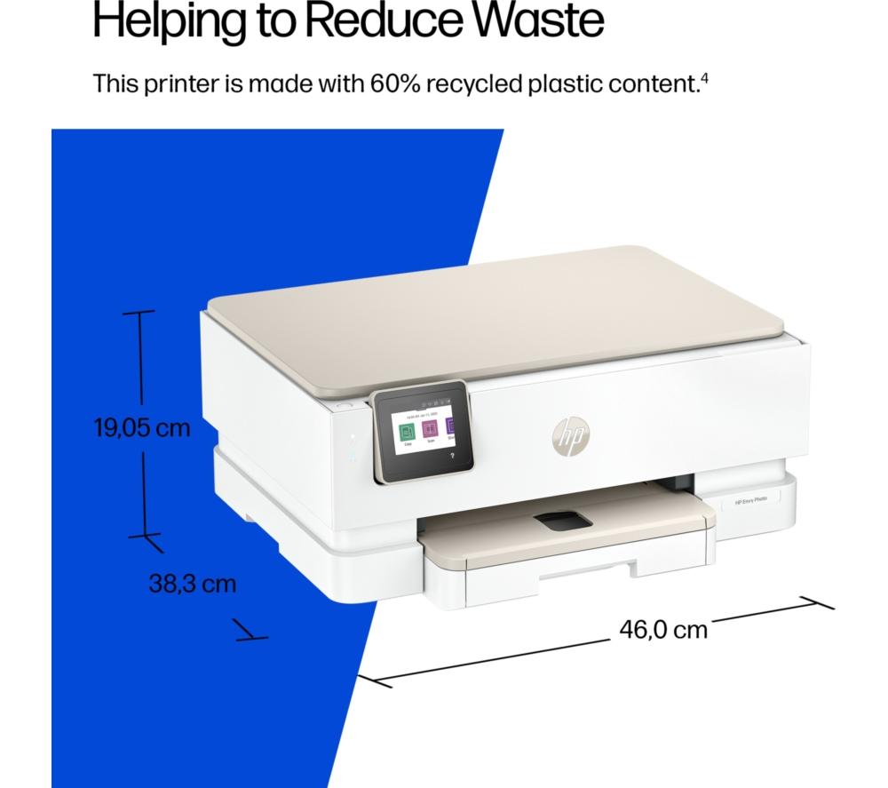 HP Envy Photo 7234 All-in-One Wireless Inkjet Printer & 6 Months Free Instant Ink image number 10 of 21
