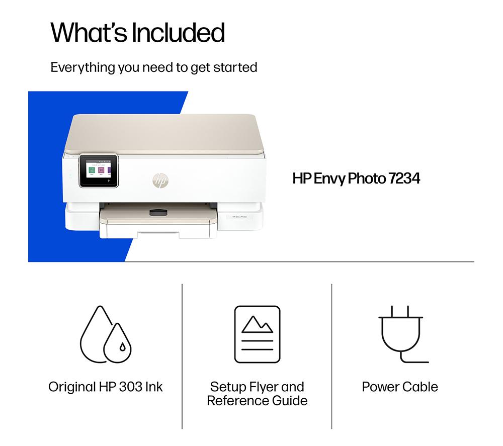 HP Envy Photo 7234 All-in-One Wireless Inkjet Printer & 6 Months Free Instant Ink image number 14 of 21