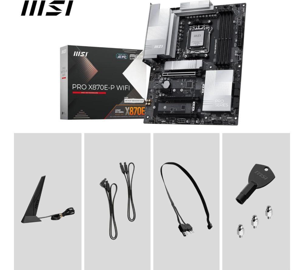 MSI X870E-P GAMING PLUS WIFI AM5 Motherboard image number 2 of 8