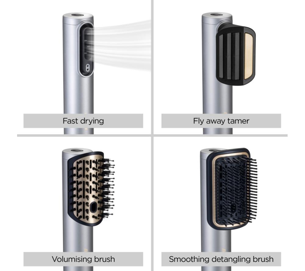 BABYLISS Air Wand Limited Edition Drying, Volumising & Smoothing All-in-One - Silver image number 8 of 9