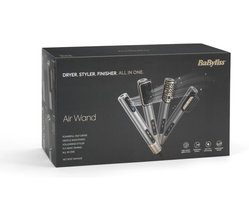 BABYLISS Air Wand Limited Edition Drying, Volumising & Smoothing All-in-One - Silver image number 9 of 9