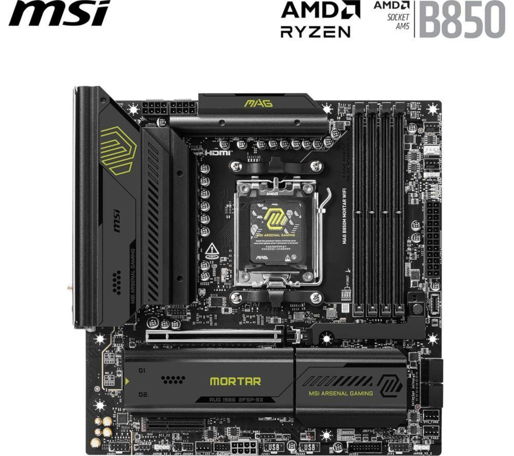 MSI MAG B850M MORTAR WIFI AM5 Motherboard image number 5 of 7
