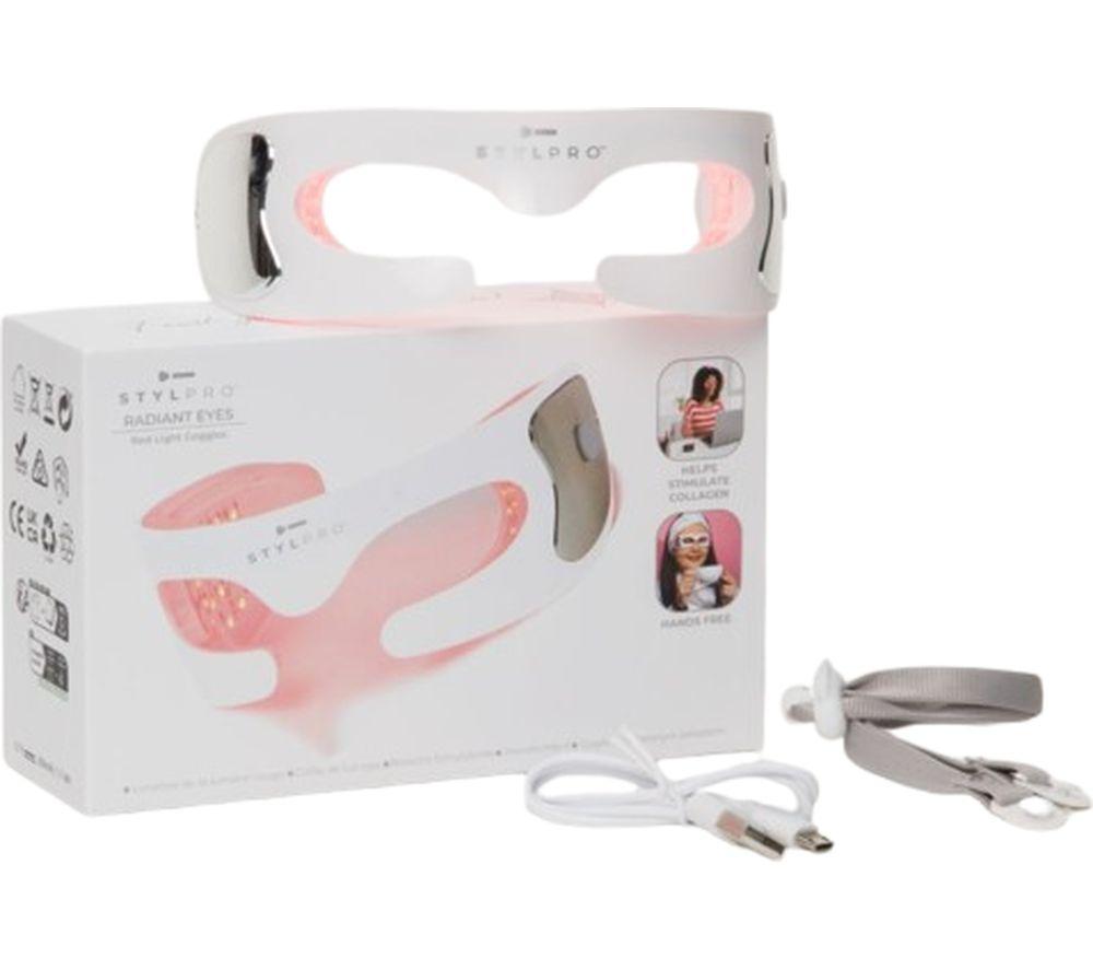 STYLPRO Radiant Eyes Red LED Goggles - White