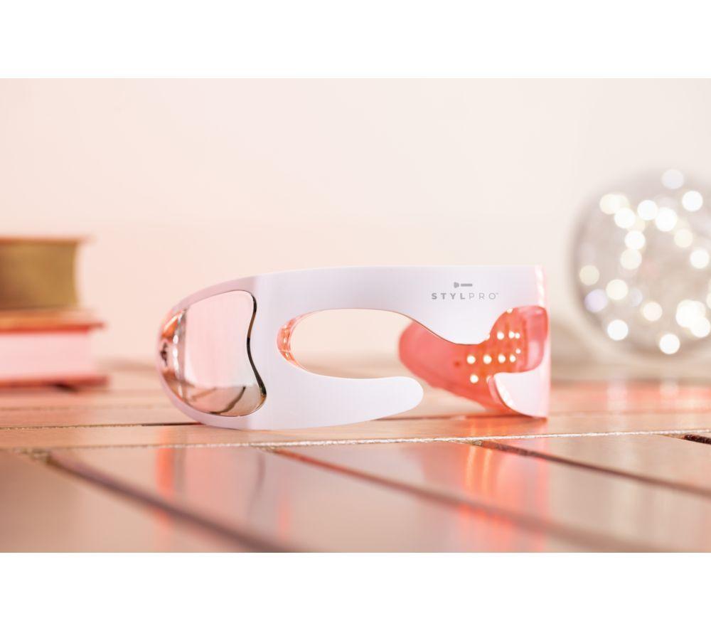 STYLPRO Radiant Eyes Red LED Goggles - White image number 3 of 5