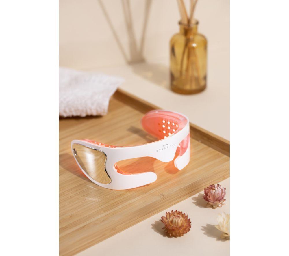 STYLPRO Radiant Eyes Red LED Goggles - White image number 5 of 5