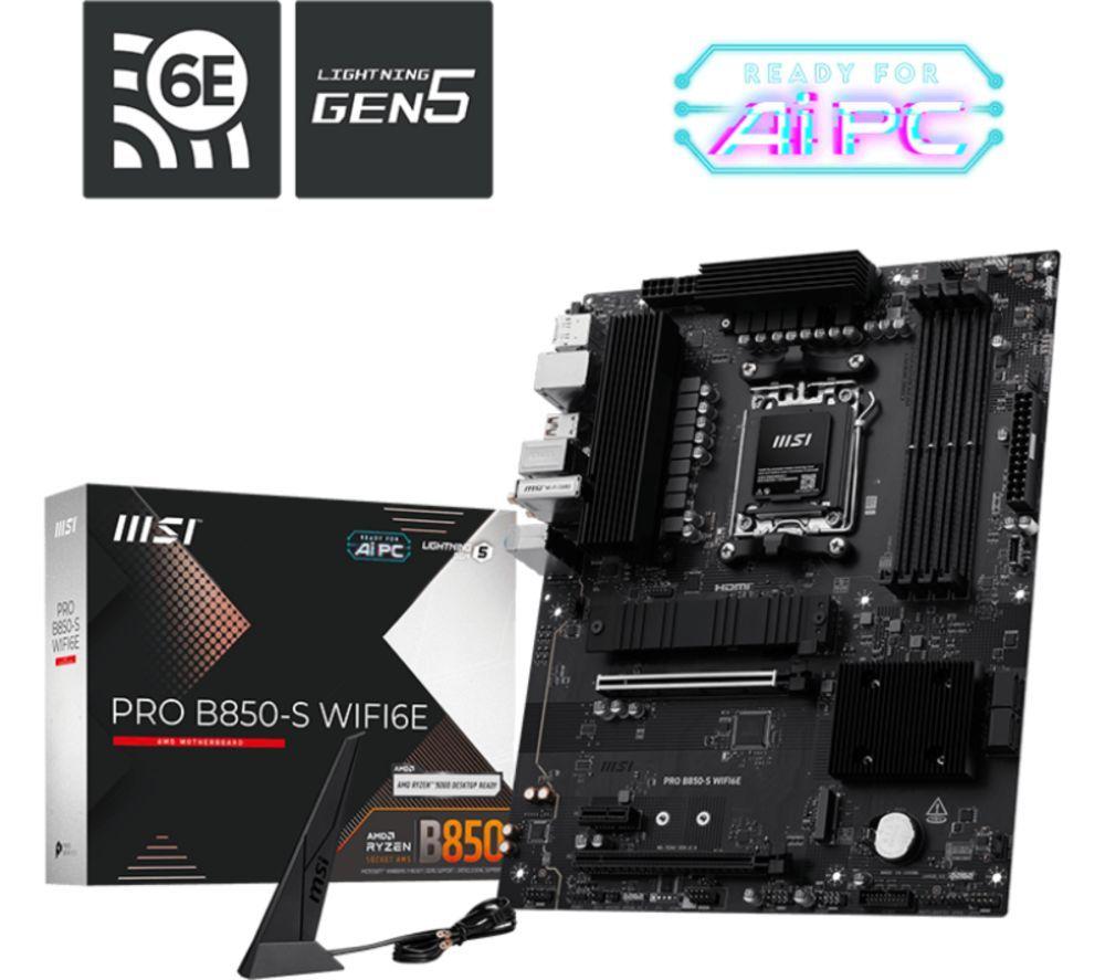 MSI PRO B850-S WIFI 6E AM5 Motherboard image number 3 of 3