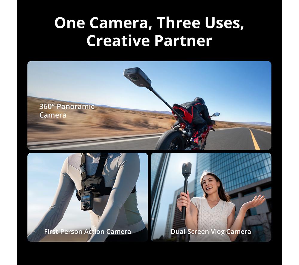 DJI Osmo 360 8K Action Camera - Dark Grey image number 7 of 9