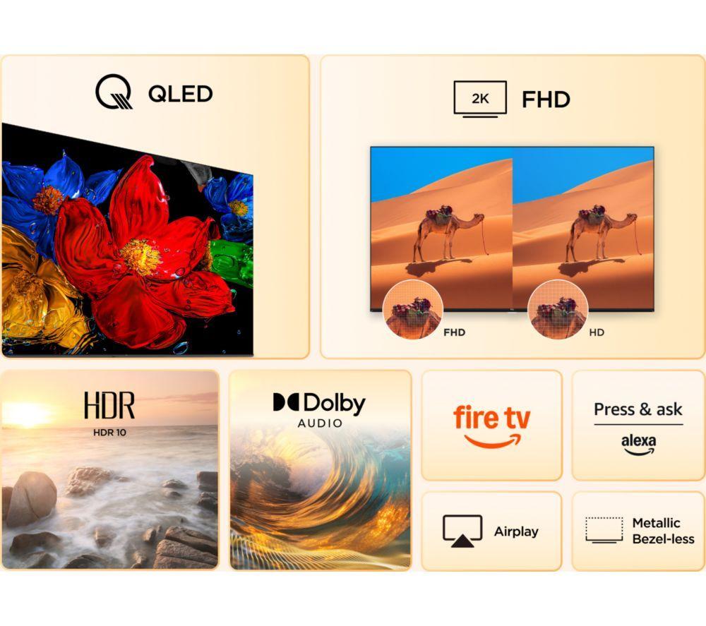 TCL SF560 43&rdquo; QLED Full HD Smart Fire TV - 43SF560-UK image number 6 of 6