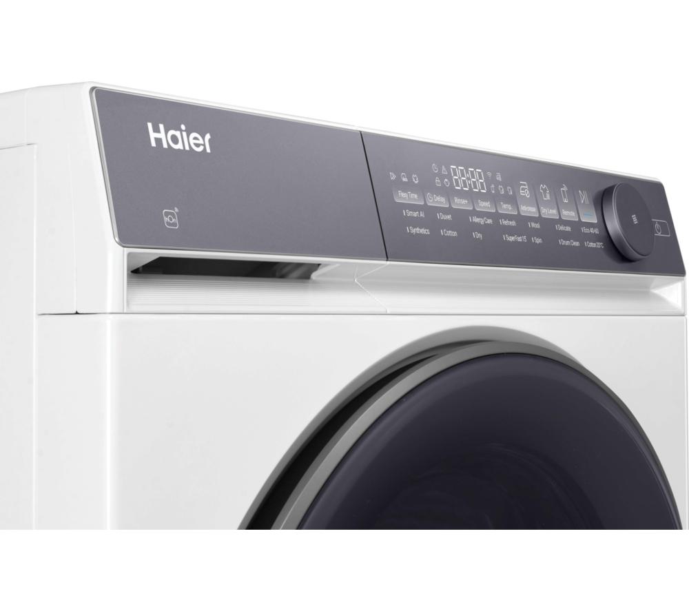 HAIER X Series 7 HWD90-B14367U-UK WiFi-enabled 9 kg Washer Dryer - White image number 3 of 16
