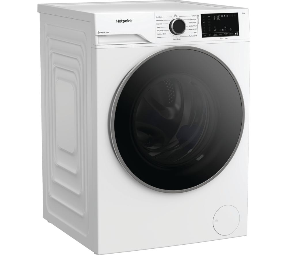 HOTPOINT FabricCare HBCA 123 CARE UK 12 kg 1400 Spin Washing Machine - White image number 2 of 14