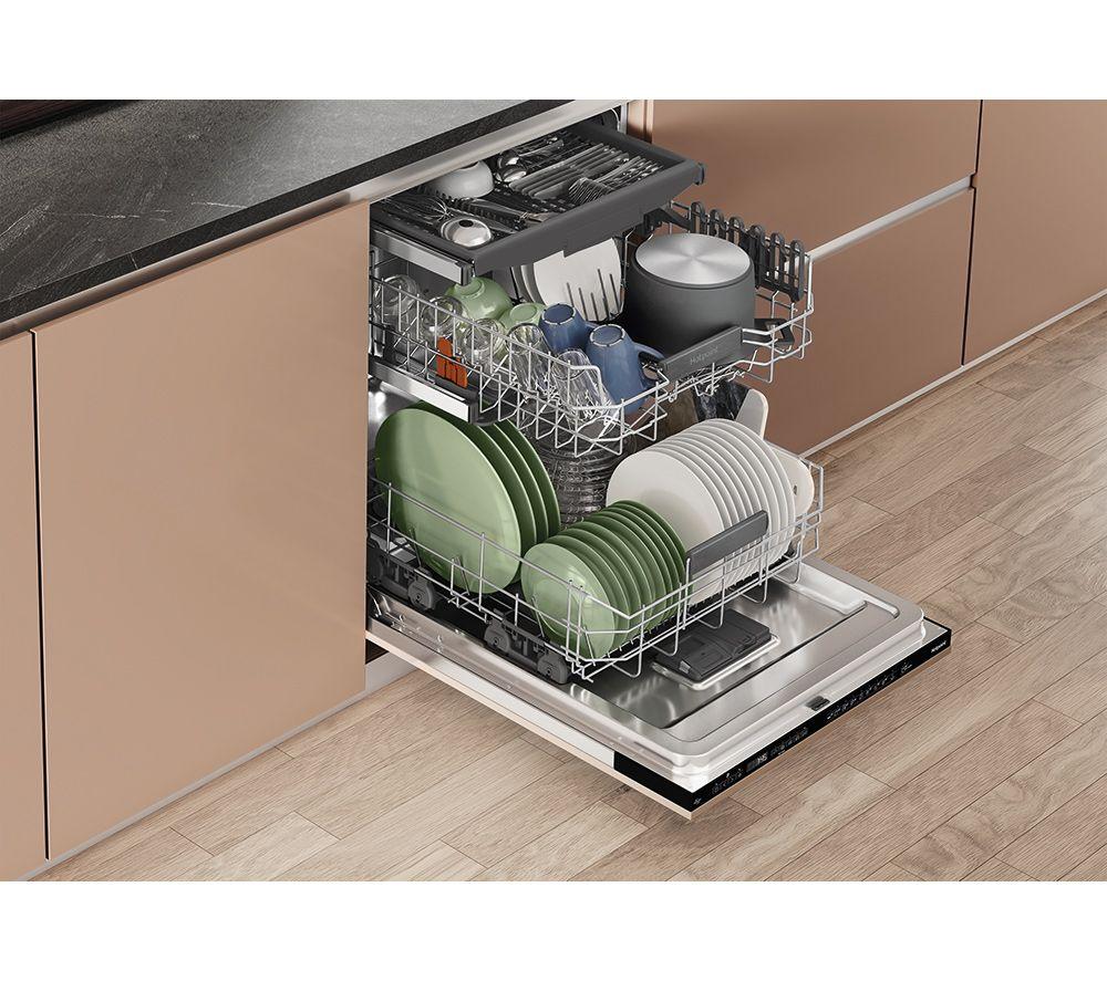 HOTPOINT MaxiSpace H7IC16M6 UK Full-size Integrated Dishwasher image number 4 of 10