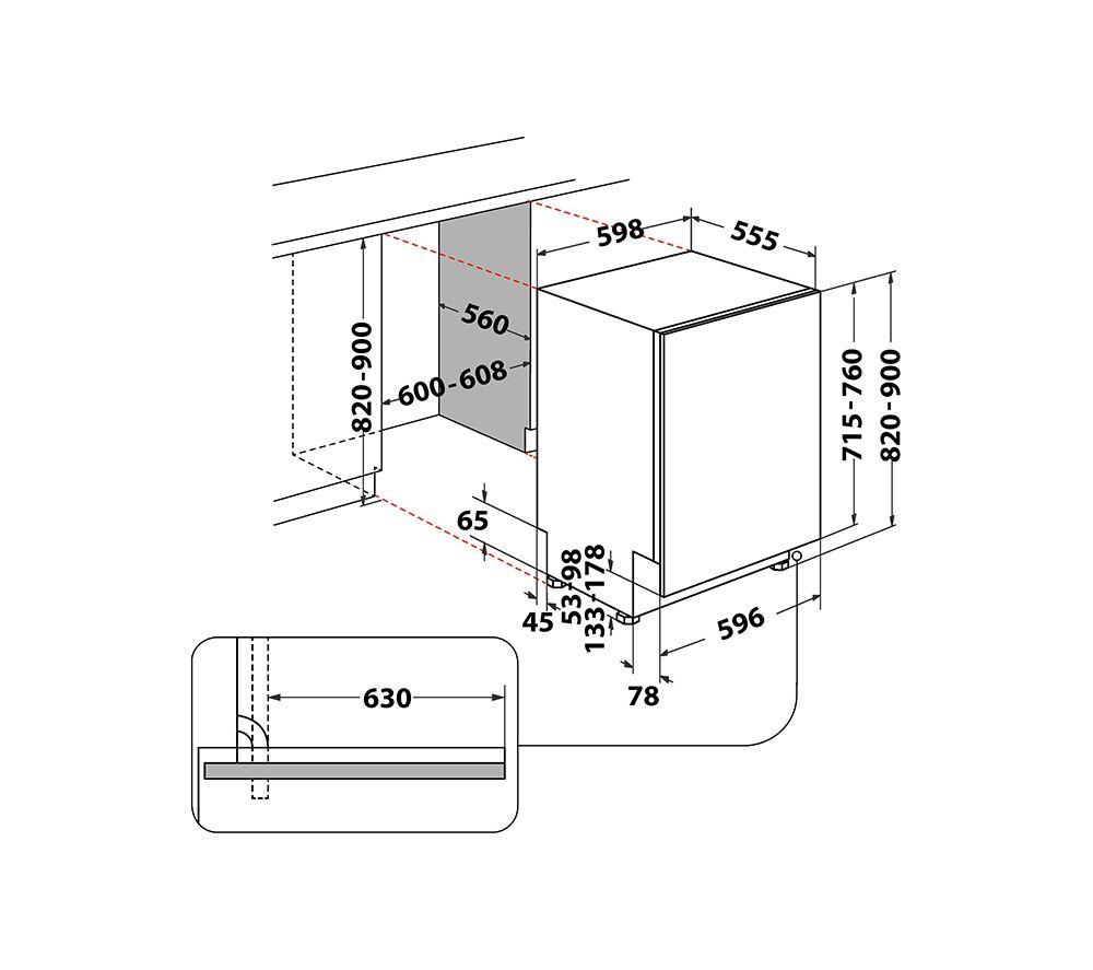 HOTPOINT MaxiSpace H7IC16M6 UK Full-size Integrated Dishwasher image number 10 of 10
