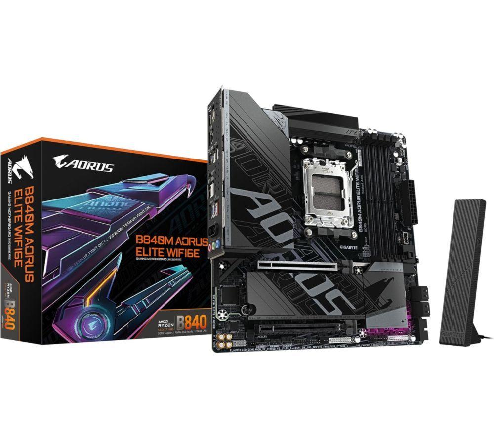 GIGABYTE Aorus Elite WiFi6E B840M AM5 Motherboard image number 5 of 5
