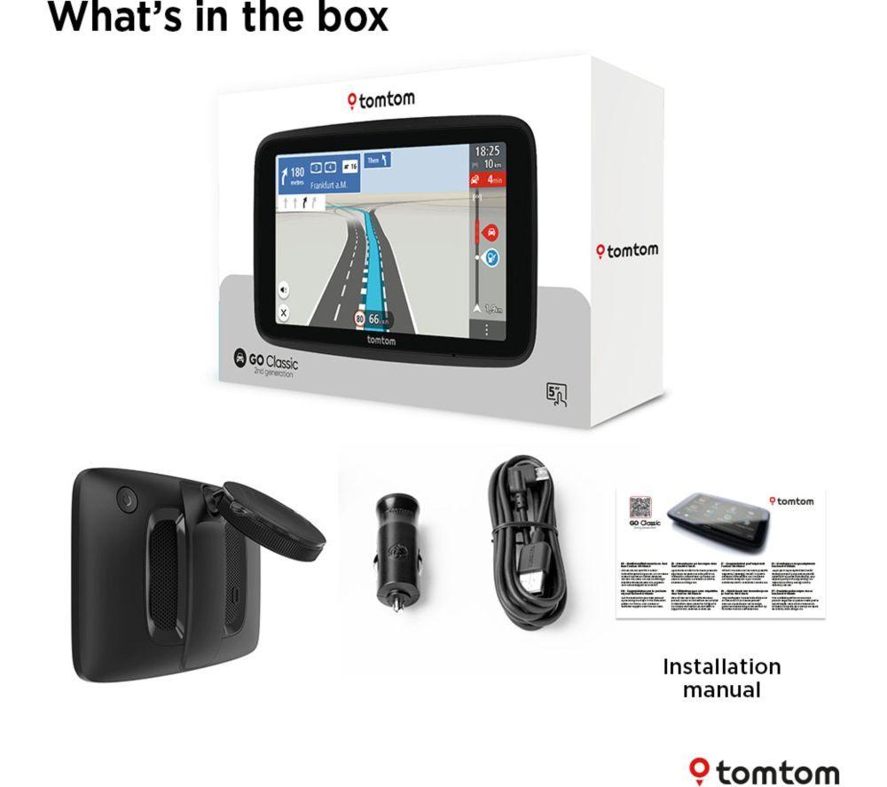 TOMTOM GO Classic 2nd Generation 5" Sat Nav - Full Europe Maps image number 6 of 7