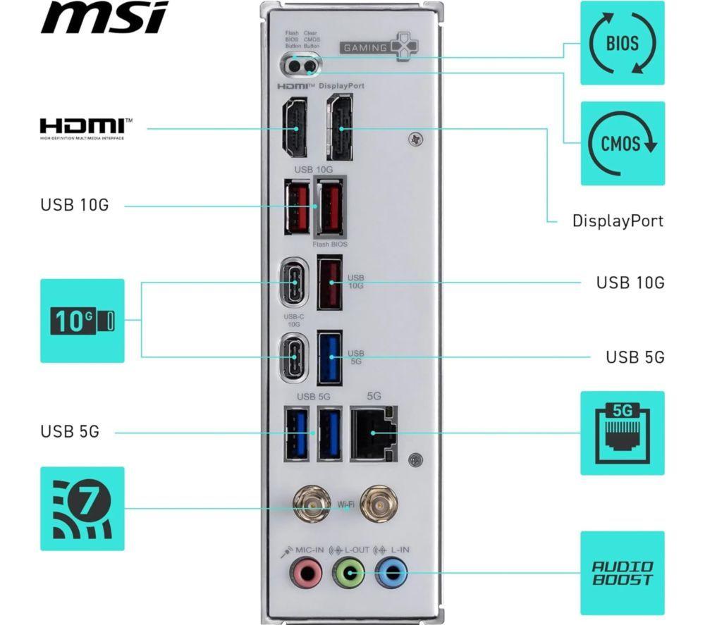 MSI B850M GAMING PLUS WIFI AM5 Motherboard image number 7 of 7