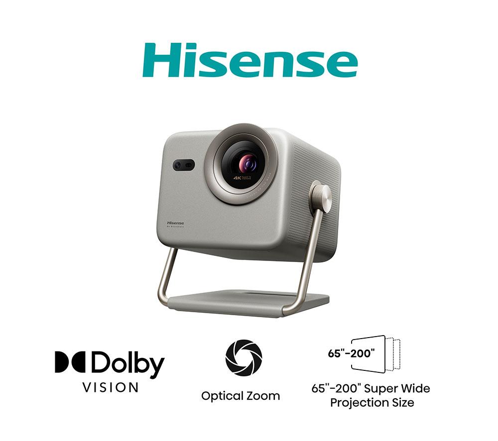 HISENSE M2TUK Pro 4K Smart Mini Projector - Grey image number 3 of 15