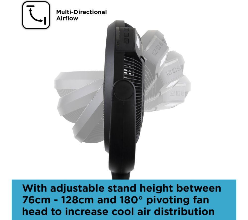 BLACK + DECKER BXFP51001GB 3-in-1 16" Pedestal Fan - Black image number 4 of 4