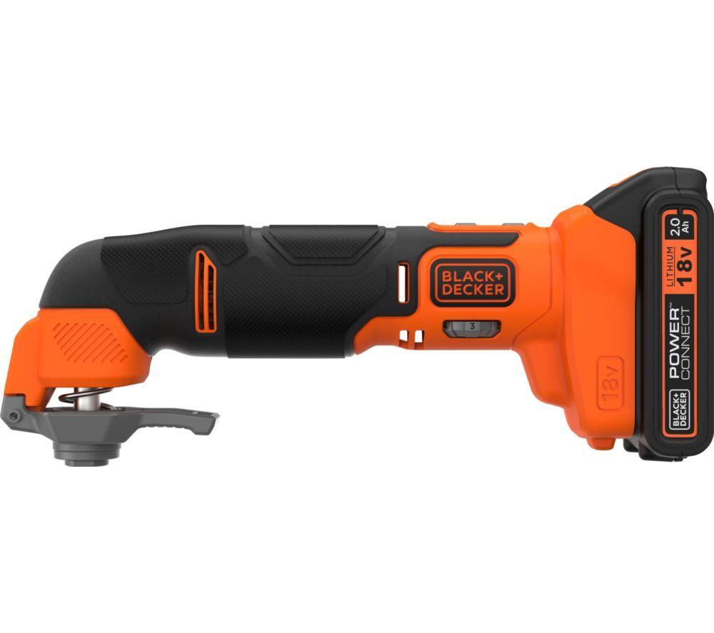 BLACK + DECKER BDCOS18D1K-GB 18 V Cordless Oscillating Tool -  Orange & Black image number 2 of 5