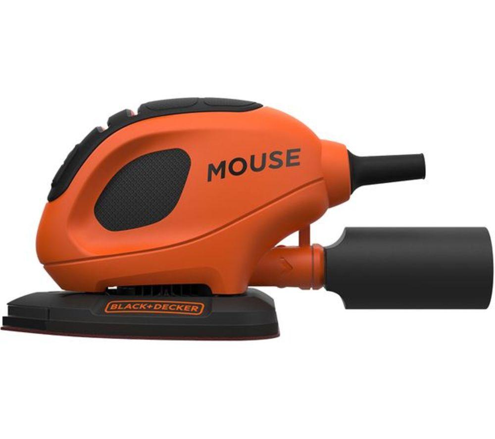 BLACK + DECKER BEW230-GB 55 W Mouse Sander - Orange & Black image number 6 of 6