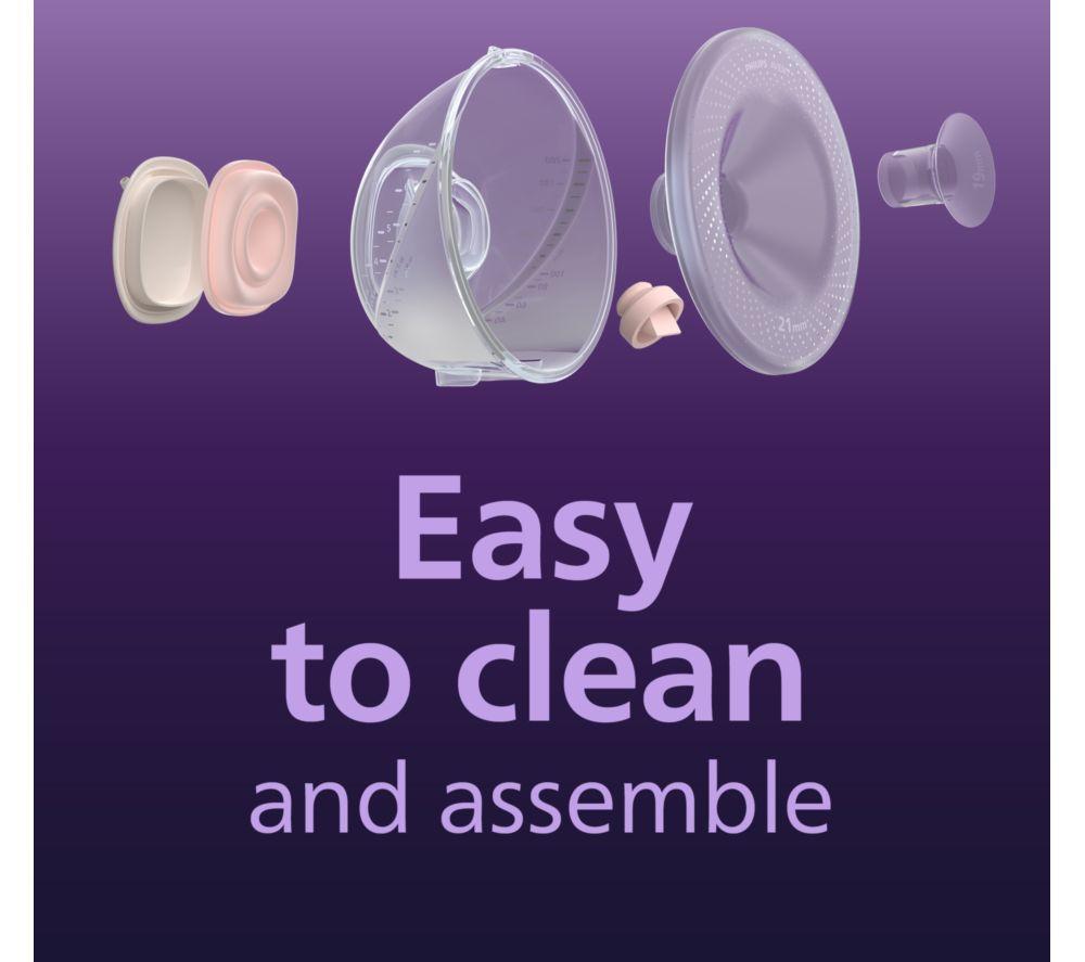 PHILIPS AVENT Avent Hands-free Double Electric Breast Pump - White image number 4 of 7