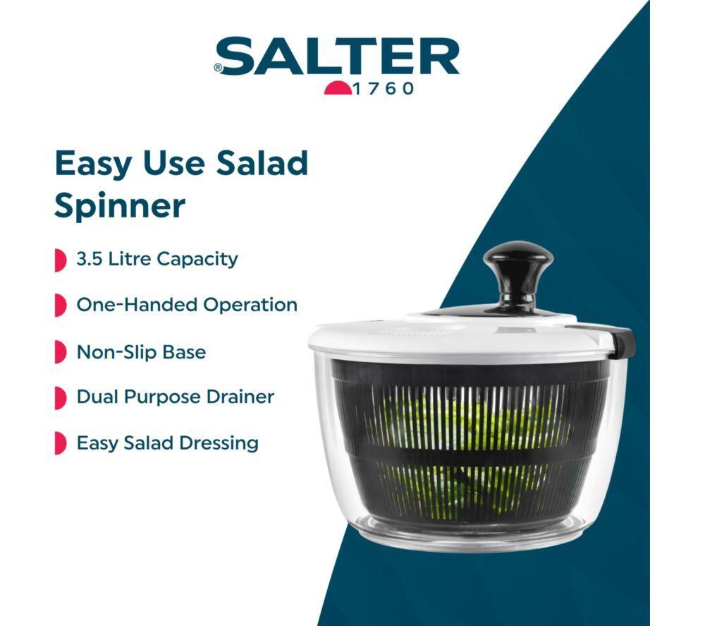 SALTER Salad Spinner - White image number 6 of 7