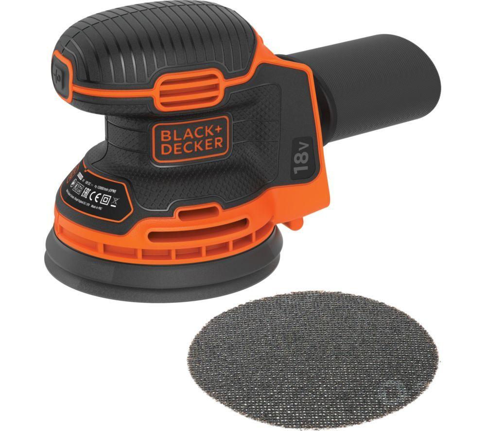 BLACK + DECKER BDCROS18-GB Cordless Random Orbital Sander & 18 V 1.5 Ah Battery image number 2 of 4