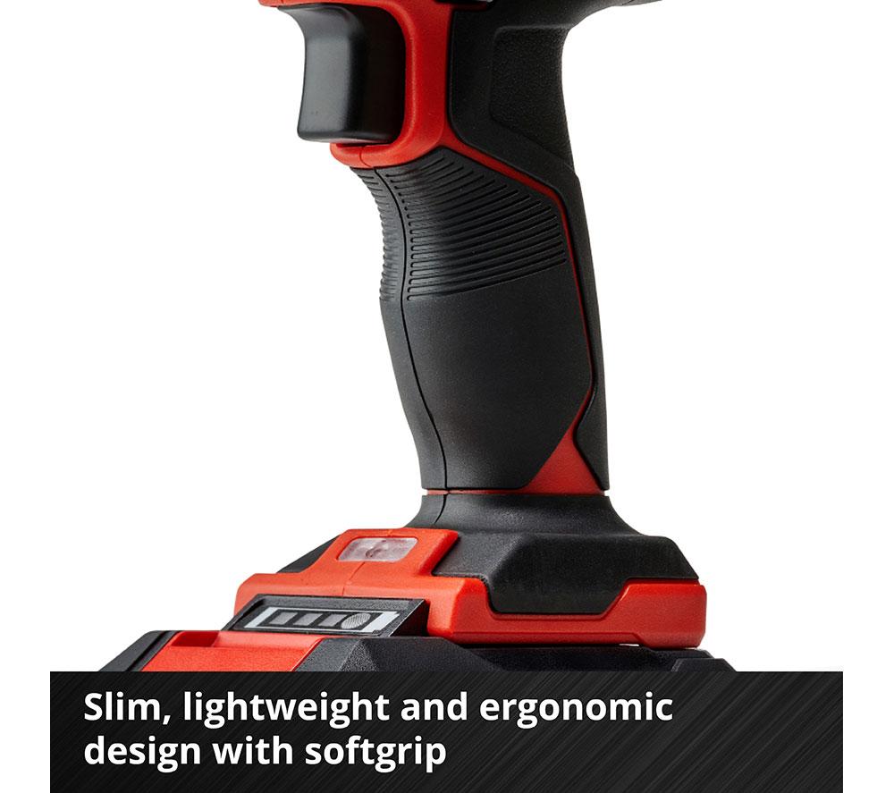 EINHELL TC-CD 18/35 Li Cordless Drill Driver with Battery - Black & Red image number 6 of 10