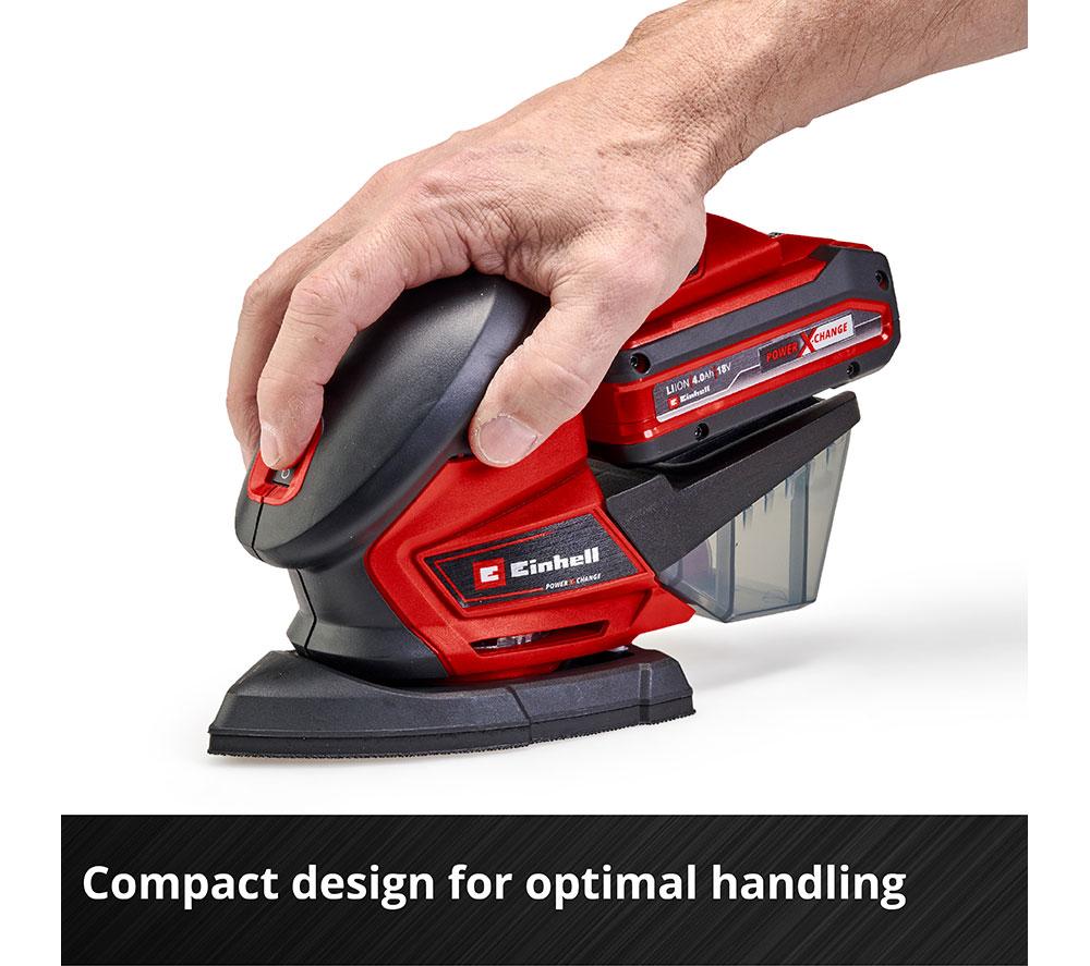 EINHELL TE-OS 18/150 Li Cordless Multiple Sander - Black & Red image number 14 of 15