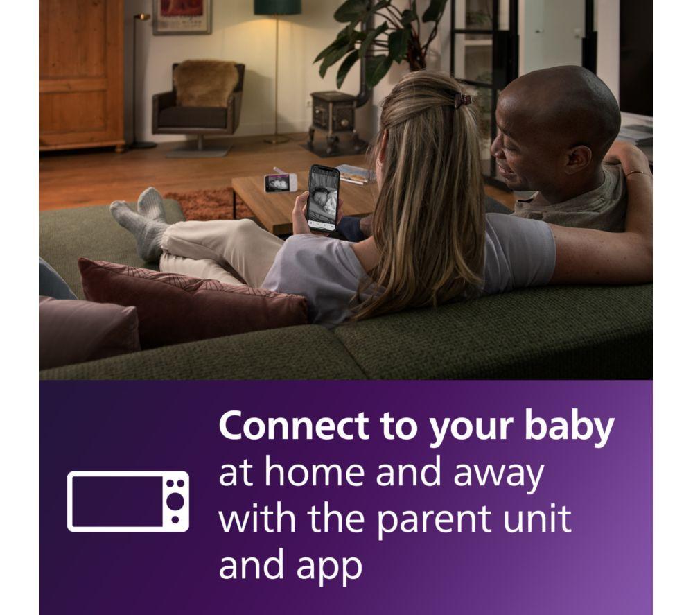 PHILIPS AVENT Avent Connected SCD951/26 Smart Video Baby Monitor - White image number 5 of 8