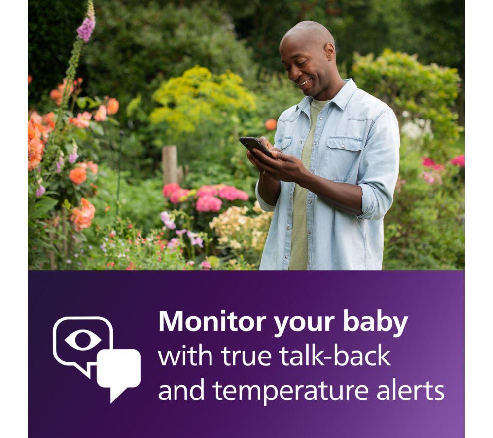 PHILIPS AVENT Avent Connected SCD951/26 Smart Video Baby Monitor - White image number 7 of 8